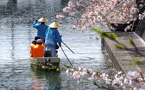 大垣市　水門川